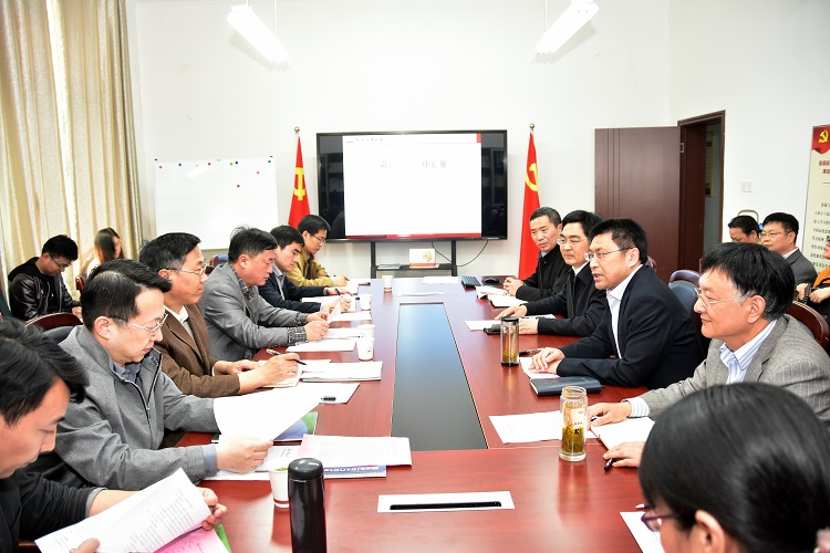 校党委书记余其俊一行来金沙游戏场官网调研