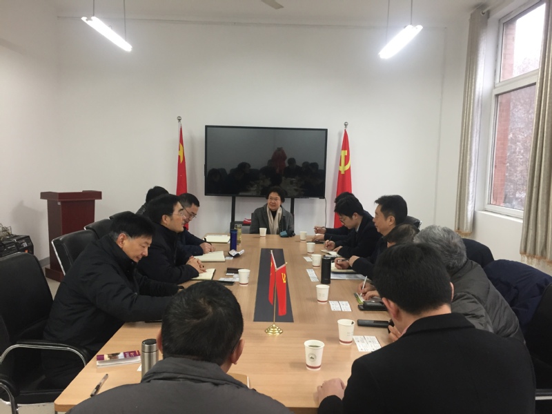 中国电建集团上海能源装备有限公司董事长 程道俊一行来金沙游戏场官网调研